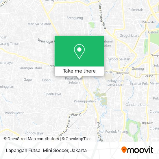 Lapangan Futsal Mini Soccer map