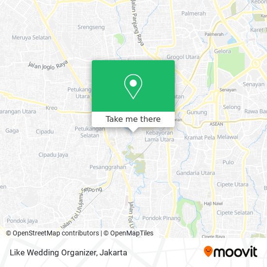 Like Wedding Organizer map