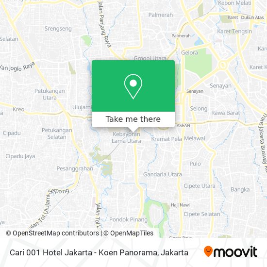 Cari 001 Hotel Jakarta - Koen Panorama map