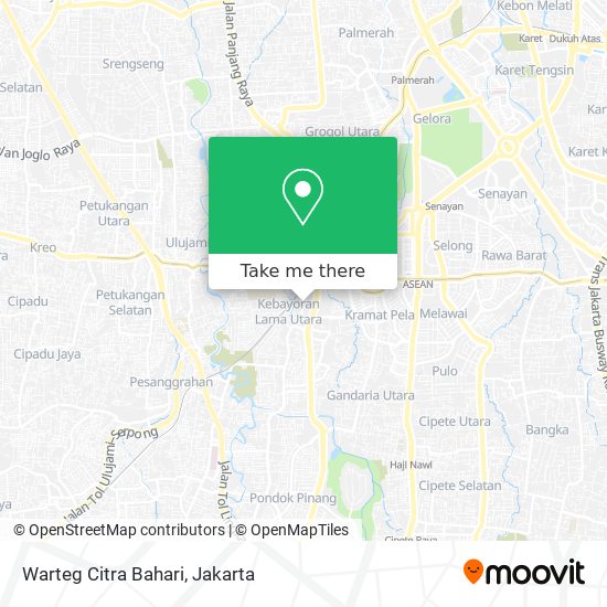 Warteg Citra Bahari map