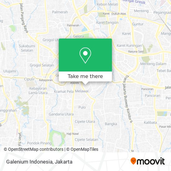 Galenium Indonesia map