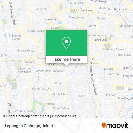 Lapangan Olahraga map