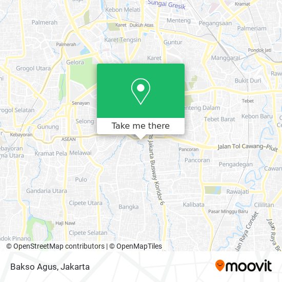 Bakso Agus map