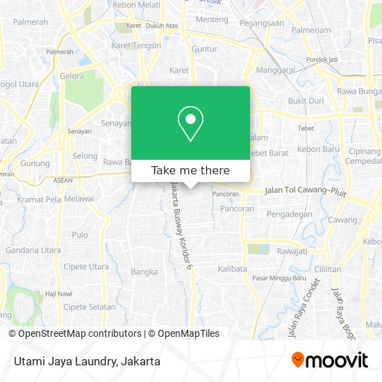 Utami Jaya Laundry map