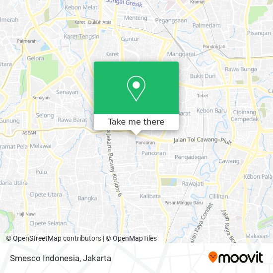 Smesco Indonesia map
