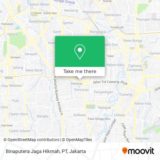 Binaputera Jaga Hikmah, PT map