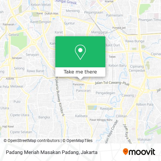 Padang Meriah Masakan Padang map