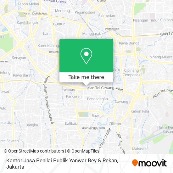 Kantor Jasa Penilai Publik Yanwar Bey & Rekan map