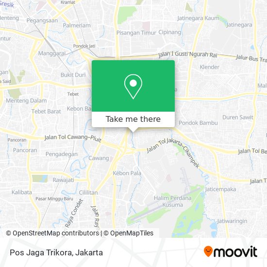 Pos Jaga Trikora map