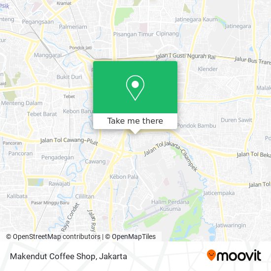 Makendut Coffee Shop map