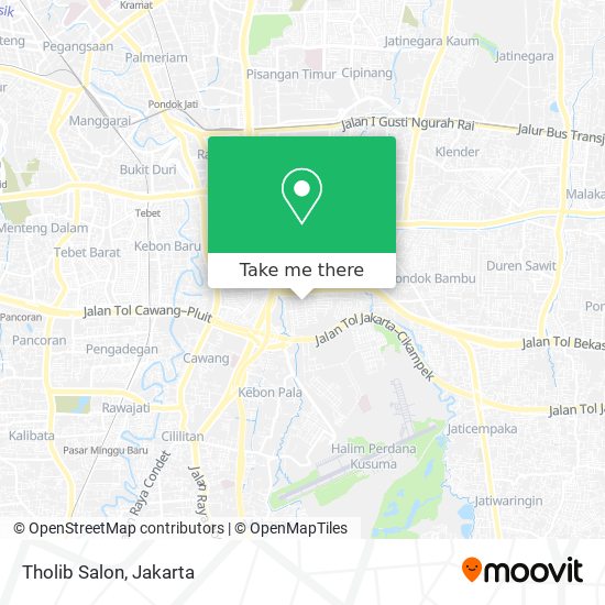 Tholib Salon map