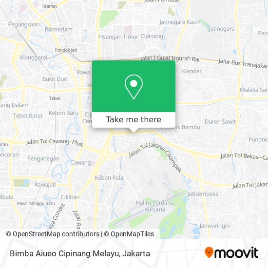 Bimba Aiueo Cipinang Melayu map