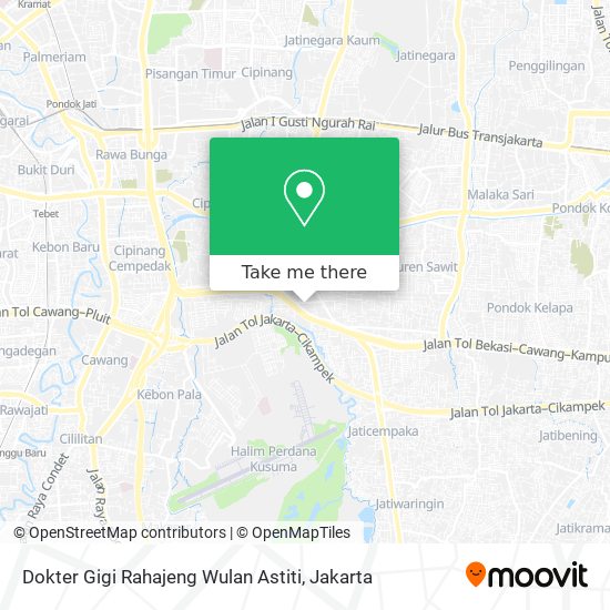 Dokter Gigi Rahajeng Wulan Astiti map