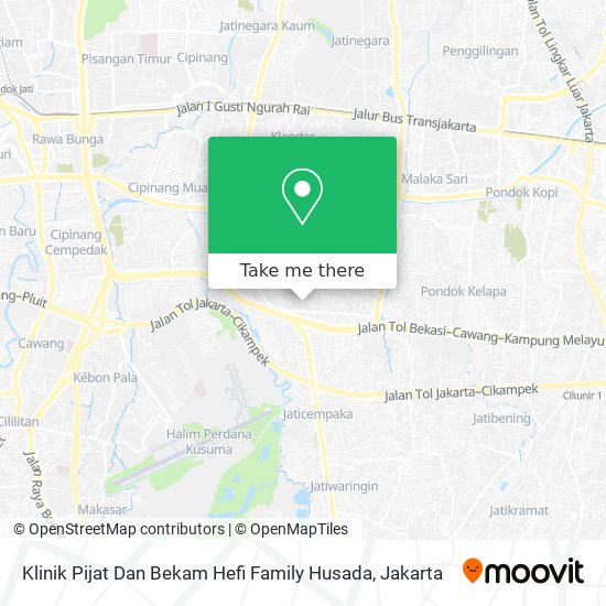 Klinik Pijat Dan Bekam Hefi Family Husada map