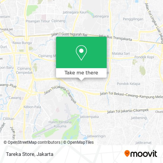 Tareka Store map