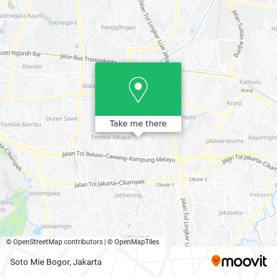 Soto Mie Bogor map