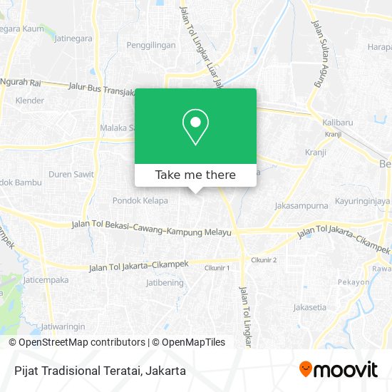 Pijat Tradisional Teratai map