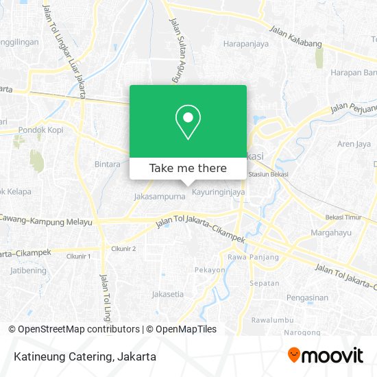 Katineung Catering map