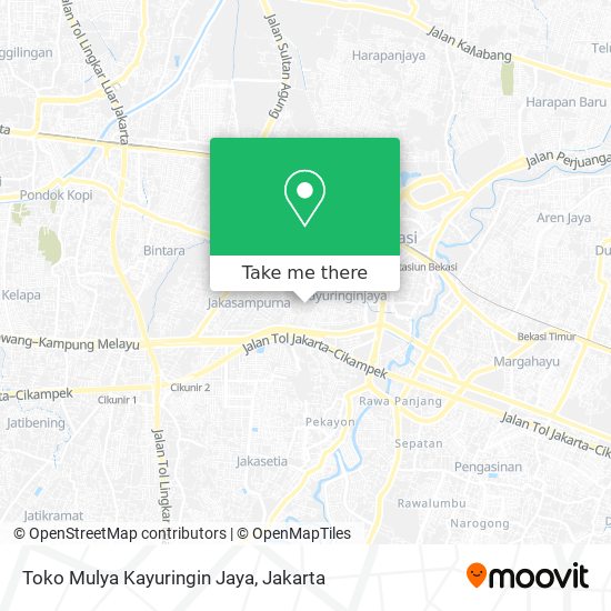 Toko Mulya Kayuringin Jaya map