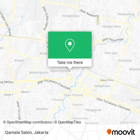 Qamela Salon map