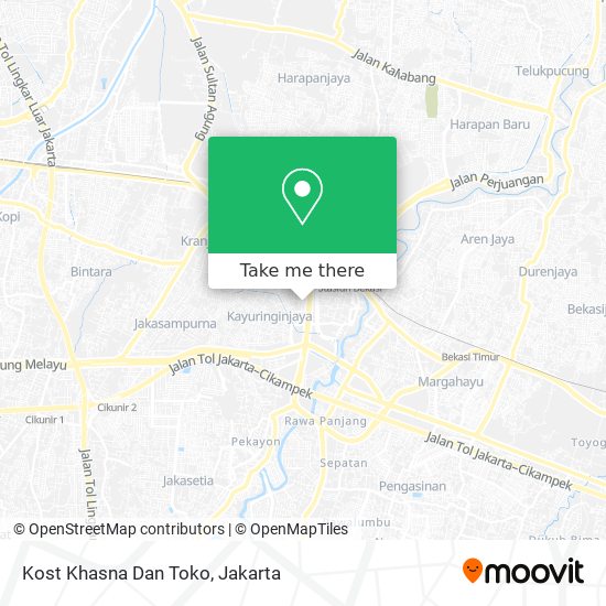 Kost Khasna Dan Toko map