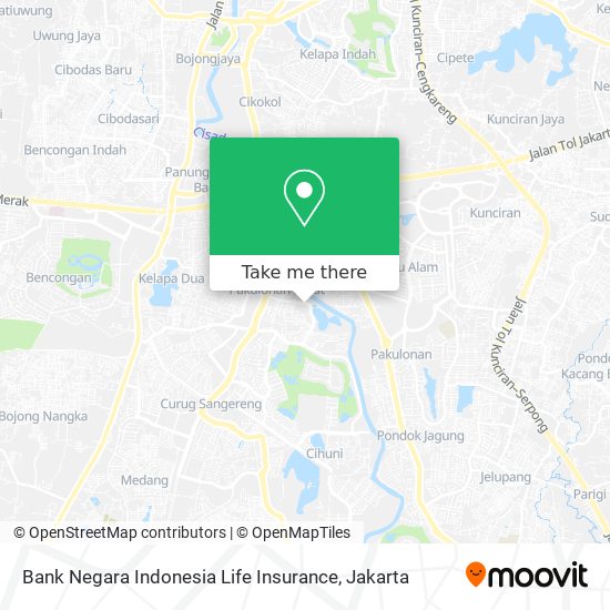 Bank Negara Indonesia Life Insurance map
