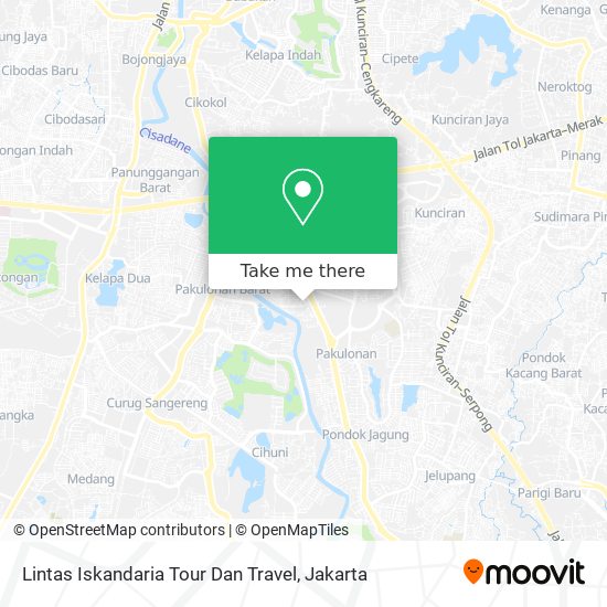 Lintas Iskandaria Tour Dan Travel map