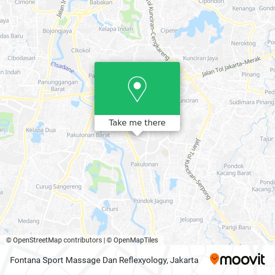 Fontana Sport Massage Dan Reflexyology map