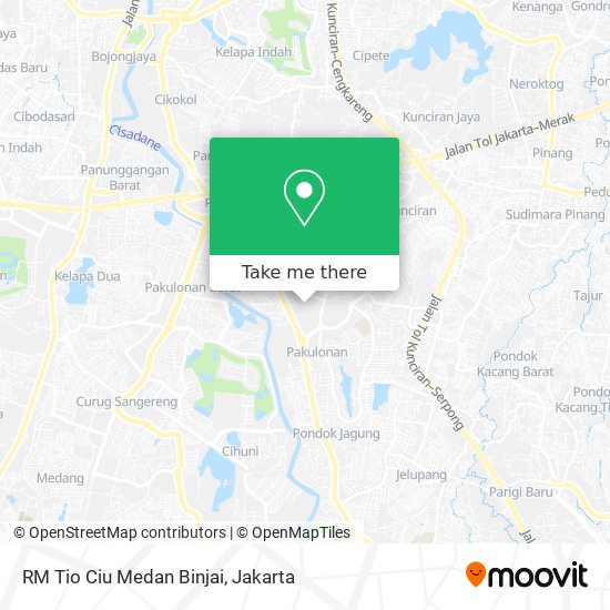 RM Tio Ciu Medan Binjai map