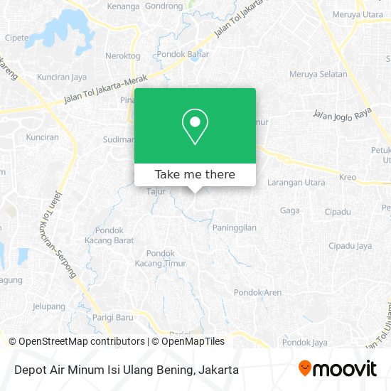 Depot Air Minum Isi Ulang Bening map