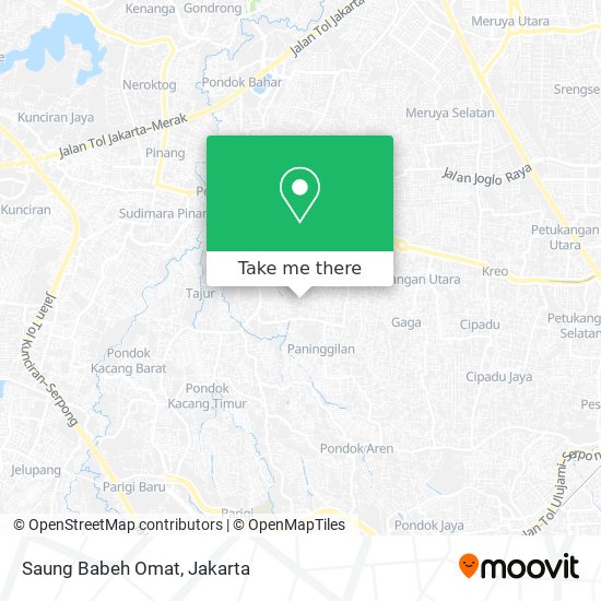 Saung Babeh Omat map