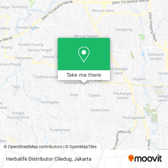 Herbalife Distributor Ciledug map