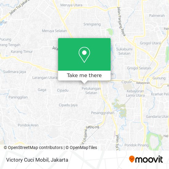 Victory Cuci Mobil map