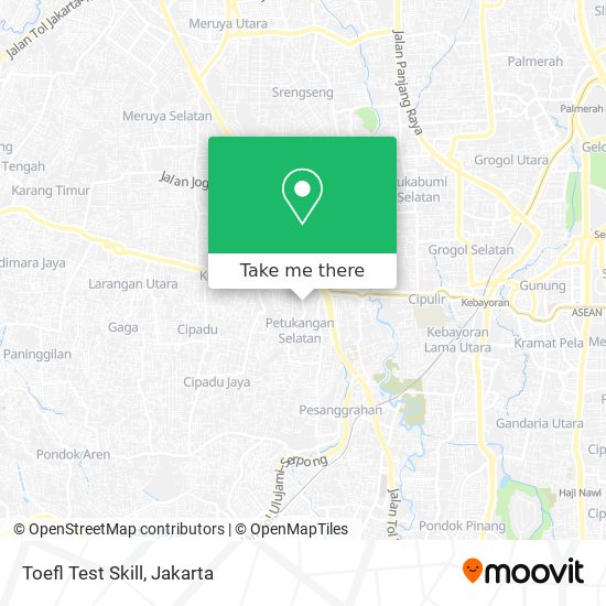 Toefl Test Skill map