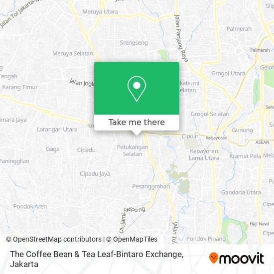 The Coffee Bean & Tea Leaf-Bintaro Exchange map