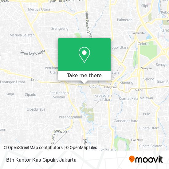 Btn Kantor Kas Cipulir map