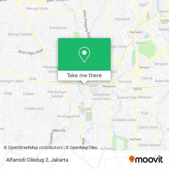 Alfamidi Ciledug 2 map