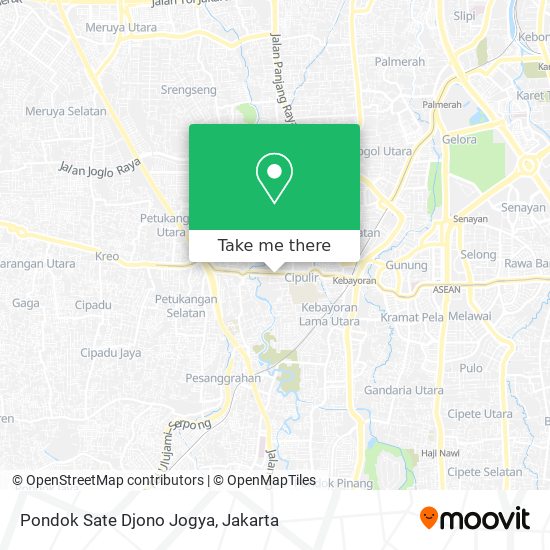 Pondok Sate Djono Jogya map