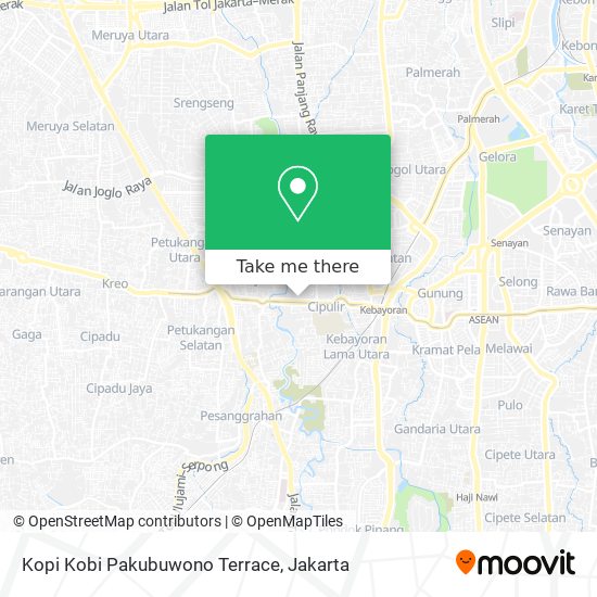 Kopi Kobi Pakubuwono Terrace map