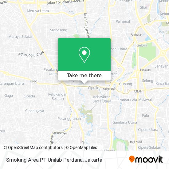 Smoking Area PT Unilab Perdana map