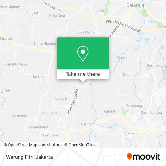 Warung Fitri map