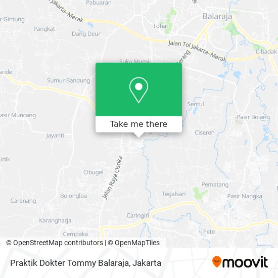 Praktik Dokter Tommy Balaraja map