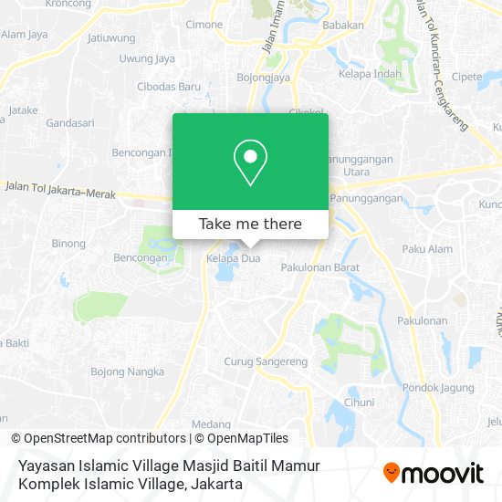 Yayasan Islamic Village Masjid Baitil Mamur Komplek Islamic Village map