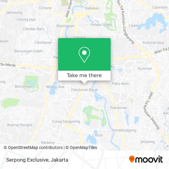 Serpong Exclusive map