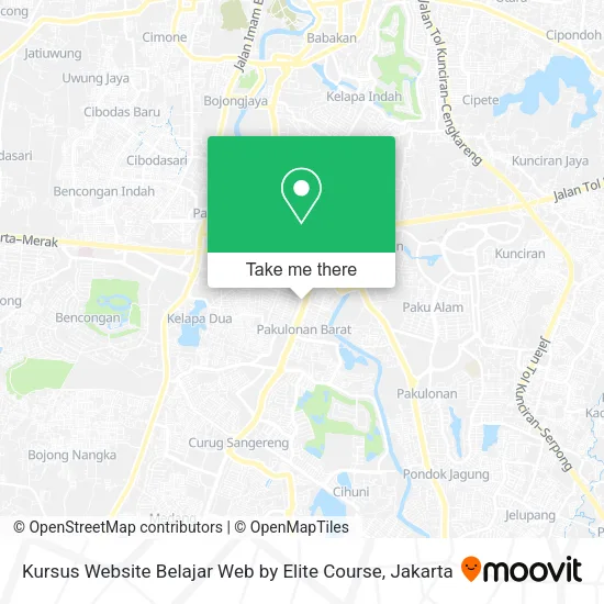Kursus Website Belajar Web by Elite Course map
