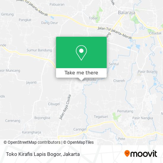 Toko Kirafis Lapis Bogor map