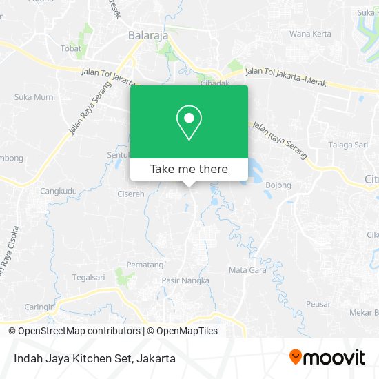Indah Jaya Kitchen Set map