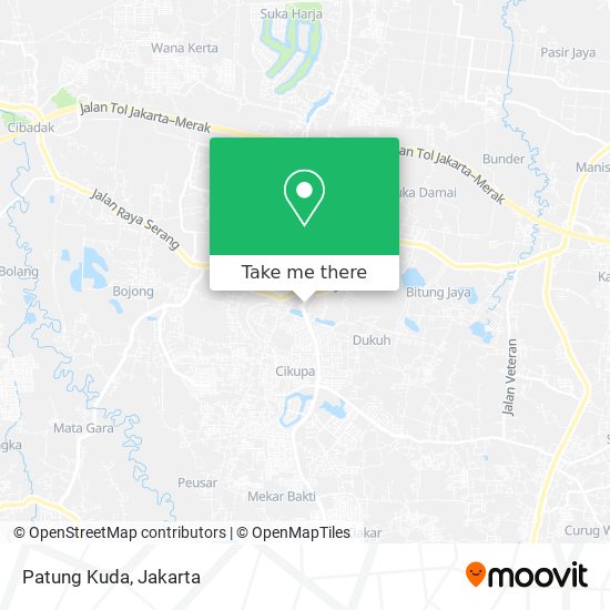 Patung Kuda map