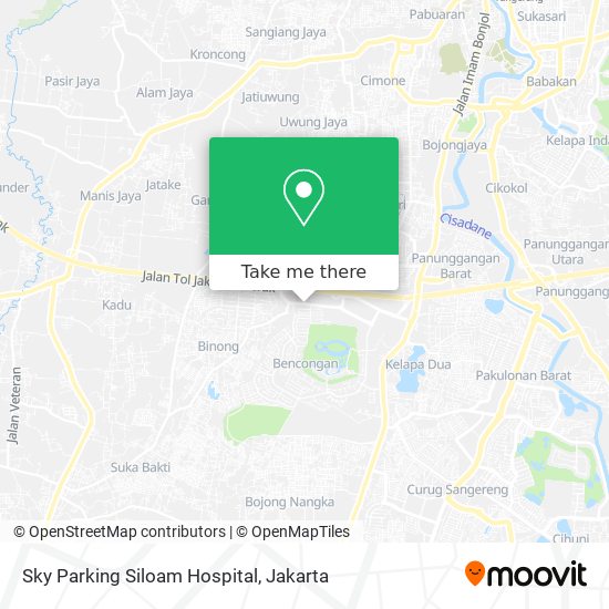 Sky Parking Siloam Hospital map