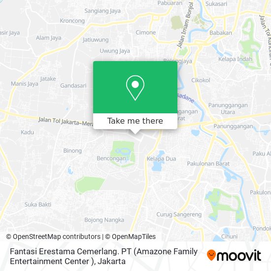 Fantasi Erestama Cemerlang. PT (Amazone Family Entertainment Center ) map